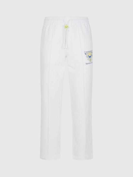 26SS 카사블랑카 스트레이트 팬츠 MSP26JTR051 02 White - CASABLANCA