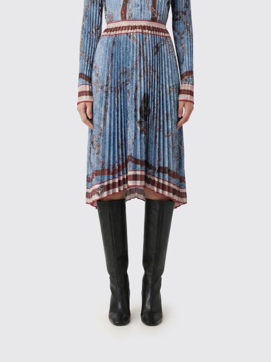 26SS 아크네 스튜디오 미디 스커트 AF0575 AAL Blue