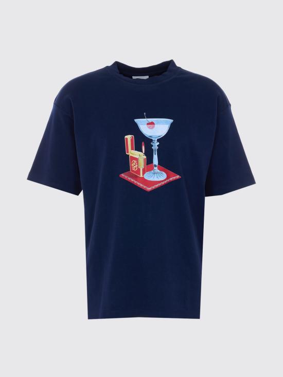 26SS 드롤드무슈 반팔 티셔츠 JTS291CO002 NY Blue - DROLE DE MONSIEUR