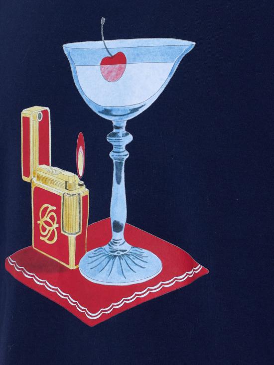 26SS 드롤드무슈 반팔 티셔츠 JTS291CO002 NY Blue - DROLE DE MONSIEUR