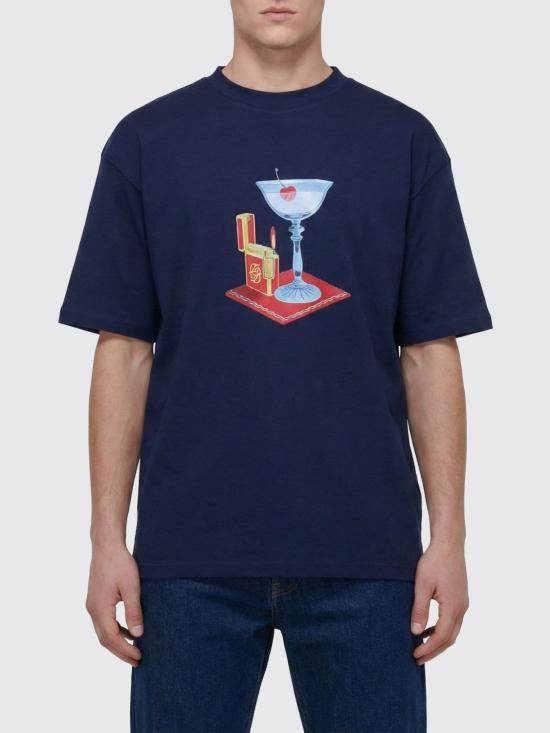 26SS 드롤드무슈 반팔 티셔츠 JTS291CO002 NY Blue