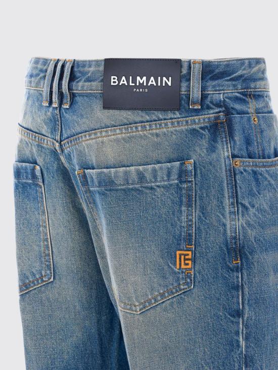 26SS 발망 데님 팬츠 GH1MI120DG10 6AW Blue - BALMAIN