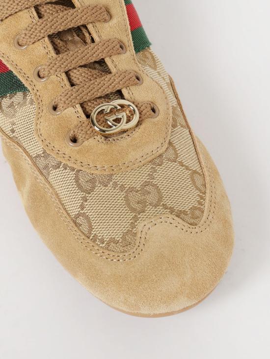 26SS 구찌 쉬프트 스니커즈 857963AAF10 9845 Beige - GUCCI