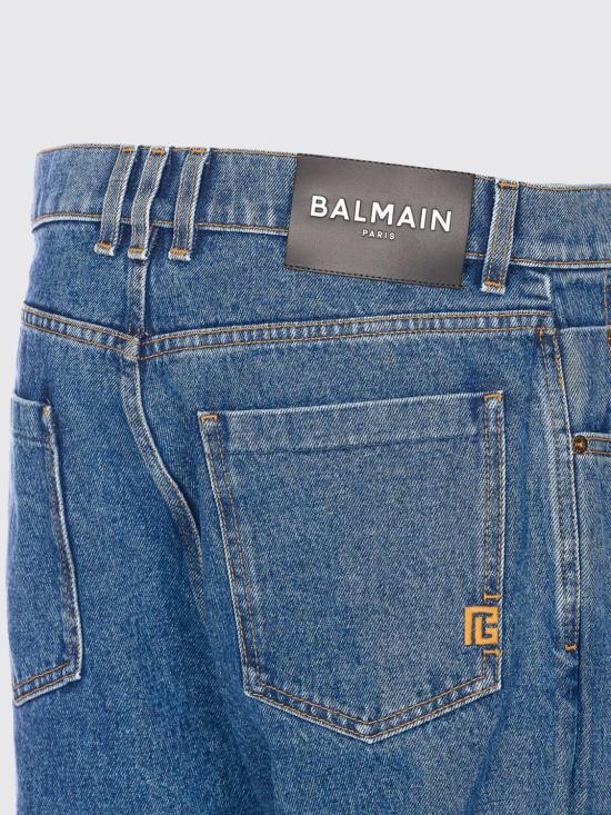 26SS 발망 데님 팬츠 GH1MI043DG08 6EX Blue - BALMAIN