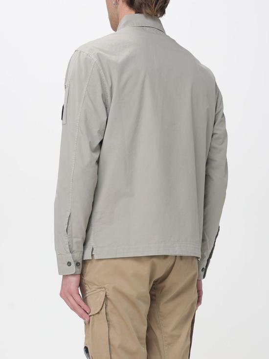 26SS 씨피 컴퍼니 오가닉 개버딘 지퍼 렌즈 오버셔츠 20CMOS156A110143G 904 Natural - C.P. COMPANY
