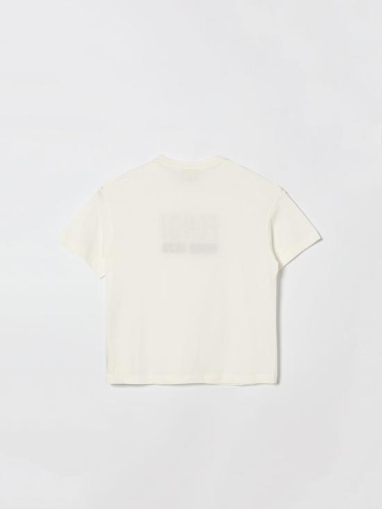26SS [키즈] 펜디 티셔츠 JUI2047AJ F1PCP White - FENDI
