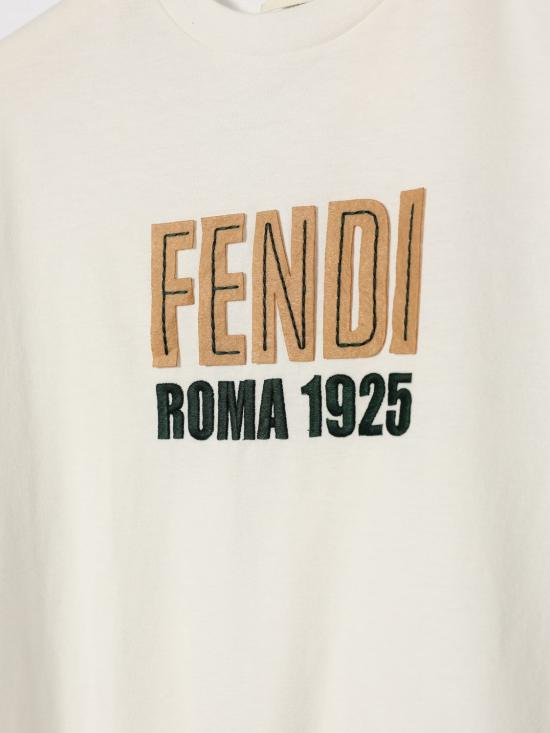 26SS [키즈] 펜디 티셔츠 JUI2047AJ F1PCP White - FENDI