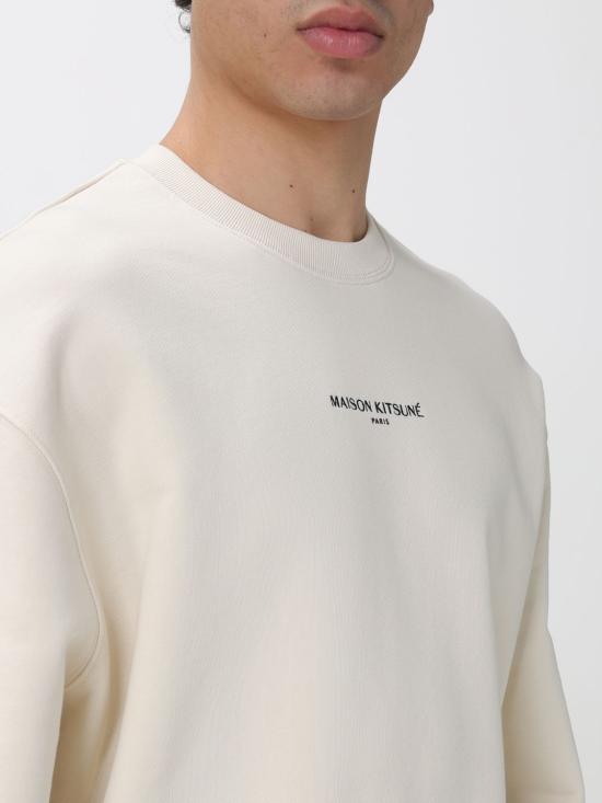 26SS 메종키츠네 긴팔 티셔츠 QM00300KM0341 0063 Beige - MAISON KITSUNE