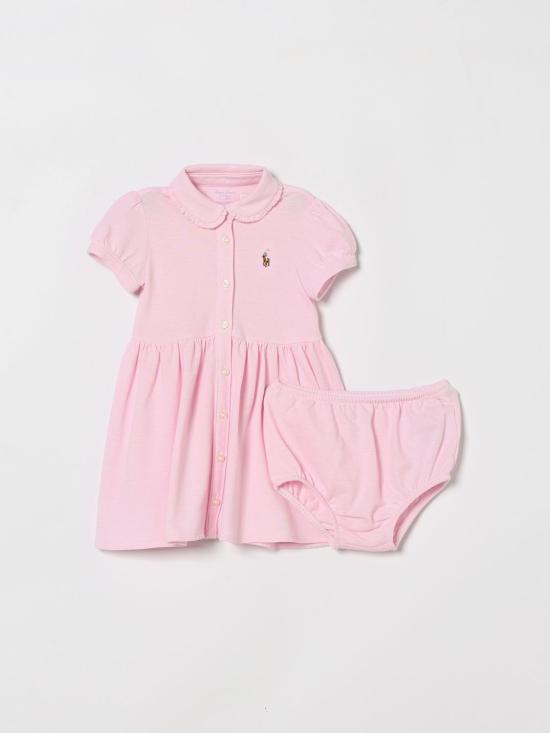 26SS [키즈] 폴로 랄프로렌 점프수트 310734896 001 Pink - POLO RALPH LAUREN