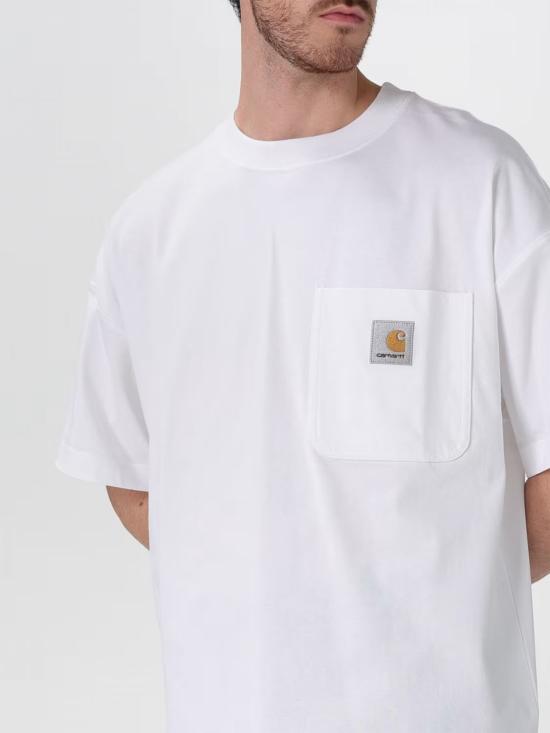 26SS 칼하트 WIP 반팔 티셔츠 I030434 02XX White - CARHARTT WIP