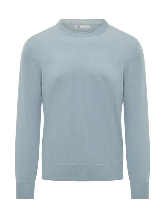 26SS 브루넬로 쿠치넬리 풀오버 니트 M2900100 CMM56 CARTA ZUCCHERO GRIGIO CHIARO