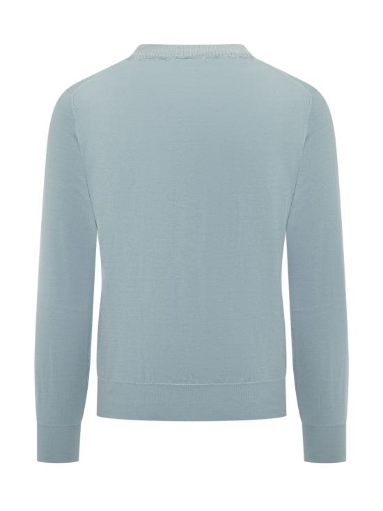 26SS 브루넬로 쿠치넬리 풀오버 니트 M2900100 CMM56 CARTA ZUCCHERO GRIGIO CHIARO - BRUNELLO CUCINELLI