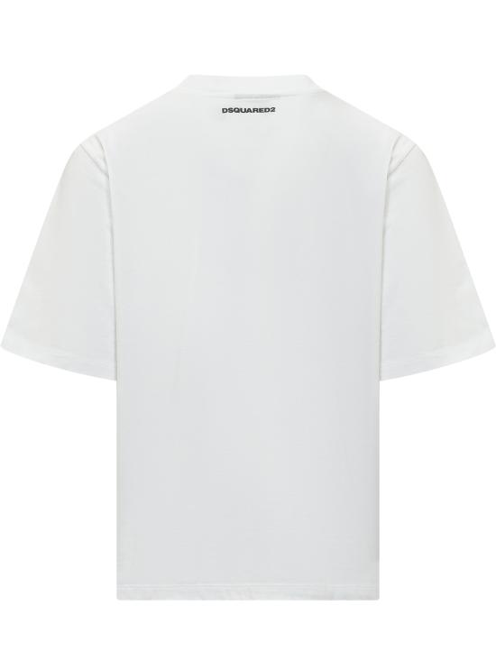 26SS 디스퀘어드2 반팔 티셔츠 S78GD0121D20033 100 WHITE - DSQUARED2