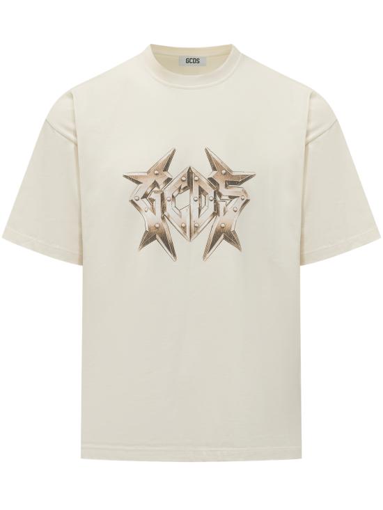 26SS 지씨디에스 반팔 티셔츠 C1MWQC061J079 320T SANDSHELL TAUPE