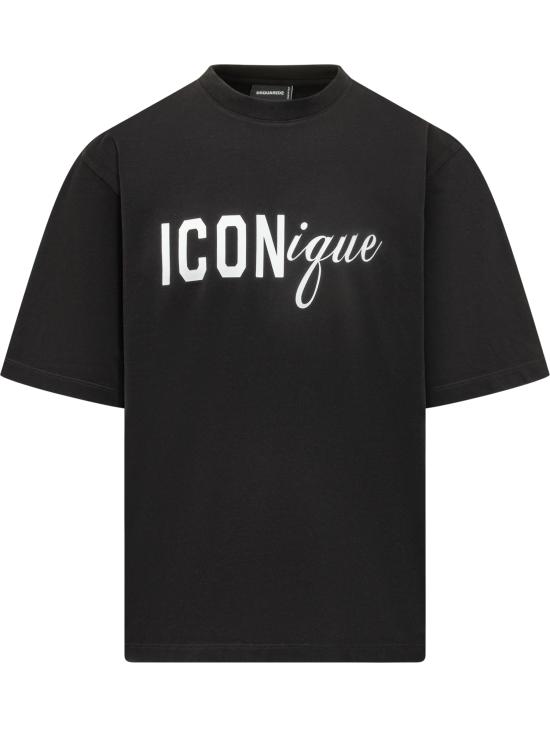 26SS 디스퀘어드2 반팔 티셔츠 S78GD0121D20033 900 BLACK