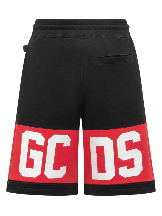 26SS 지씨디에스 숏팬츠 Z0MLQL228F004 999R BLACK RED - GCDS