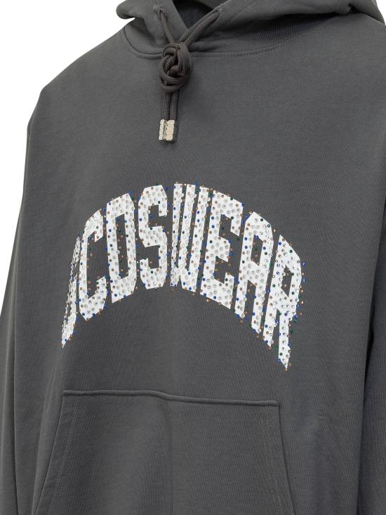 26SS 지씨디에스 긴팔 티셔츠 C1MWQE128F034 968X ANTHRACITE MIX - GCDS