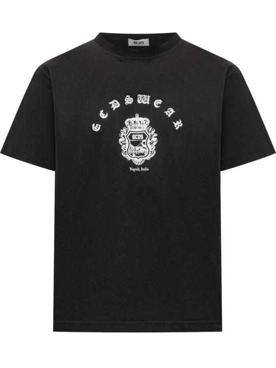 26SS 지씨디에스 반팔 티셔츠 C1MWQC065J079 999A BLACK WHITE