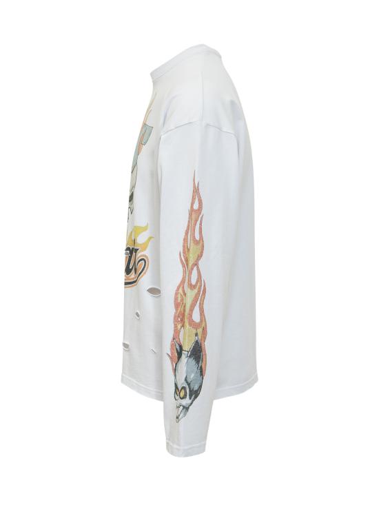 26SS 지씨디에스 반팔 티셔츠 C1MWQC060J079 316Y BONE YELLOW - GCDS