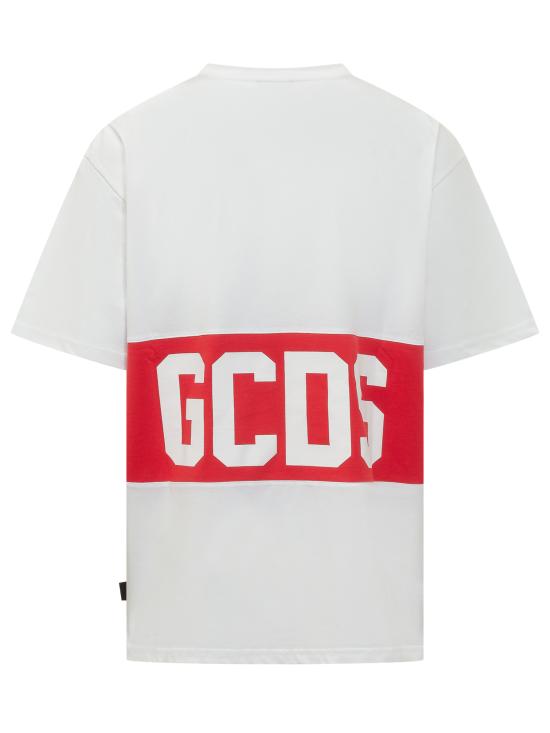 26SS 지씨디에스 반팔 티셔츠 Z0MLQC140J101 100R OPTIC WHITE RED - GCDS