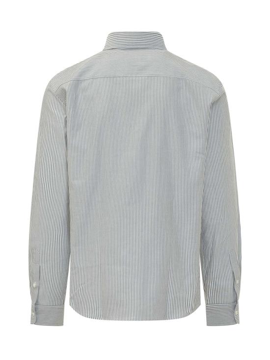 26SS 아미 긴팔 셔츠 HSH763CO0087 039 BLACK NATURAL WHITE - AMI