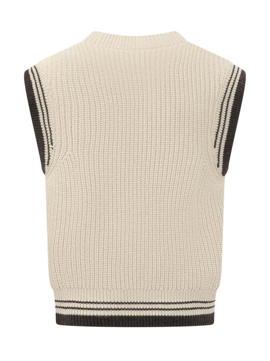 26SS 아미 스웨터 UKS865KN0161 136 BLANC CREME - AMI