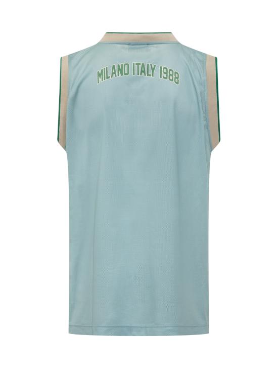 26SS 지씨디에스 민소매 티셔츠 C1MEQC043J003 920G QUARRY GREY WHITE - GCDS