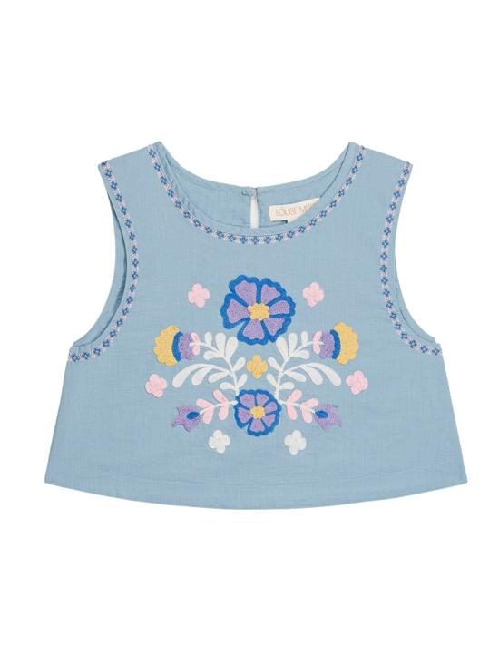 26SS [키즈] 루이스미샤 티셔츠 GRI S26 C0102K STONEBLUE