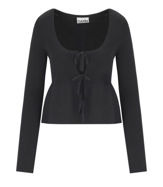 25SS 가니 스웨터 K2364 099 Black