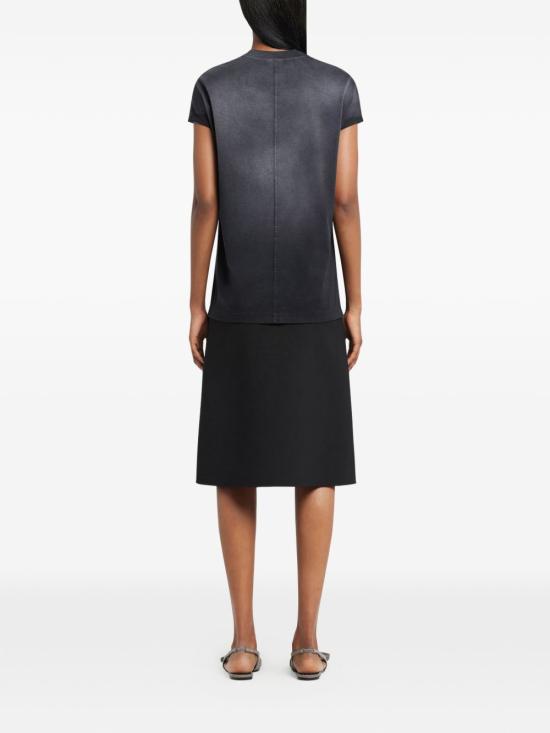 26SS 쿠레쥬 반팔 티셔츠 126JTS238JS02739999 BLACK - COURREGES