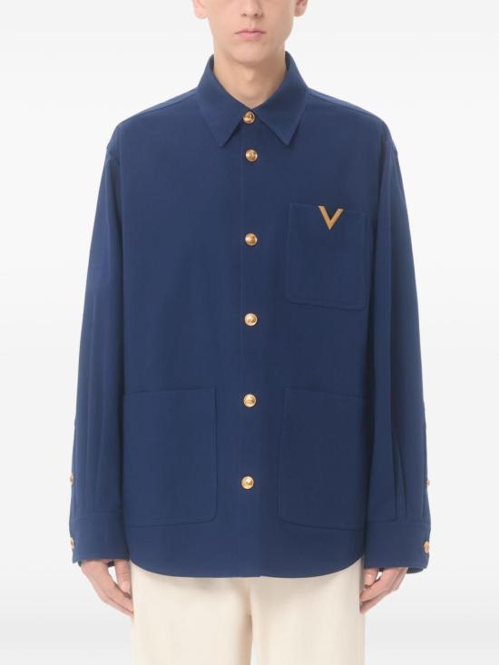 26SS 발렌티노 가라바니 긴팔 셔츠 8V3CIO11ALS788 NAVY - VALENTINO GARAVANI