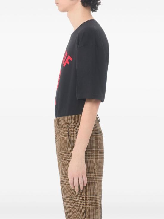 26SS 발렌티노 가라바니 반팔 티셔츠 8V3MG18ABAR0NR BLACK RED - VALENTINO GARAVANI