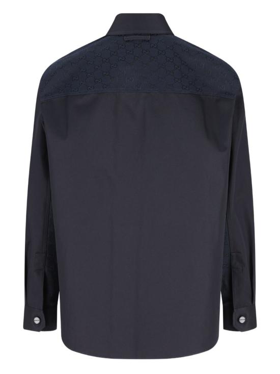 26SS 구찌 긴팔 셔츠 851708ZAQH54440 NAVY