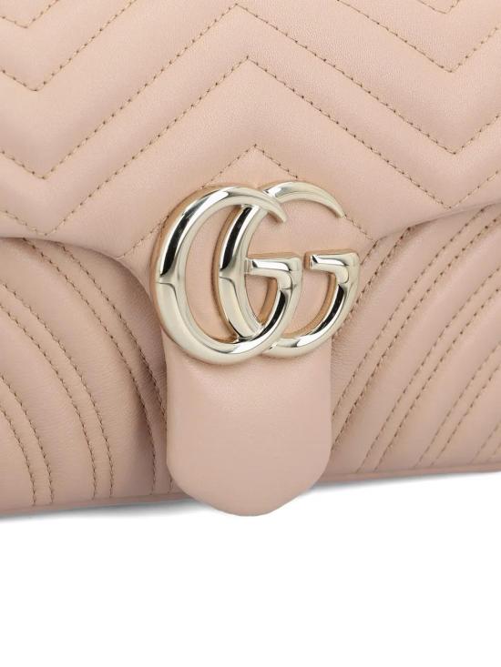 26SS 구찌 GG 마몽 미디엄 숄더백 837267AAE385753 PINK BEIGE - GUCCI