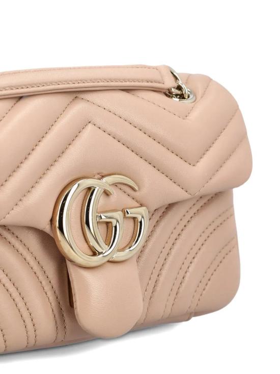 26SS 구찌 GG 마몽 스몰 숄더백 837280AAE385753 PINK BEIGE - GUCCI
