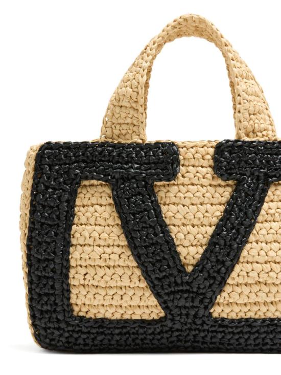 26SS 발렌티노 가라바니 토트백 8W2B0S12QETEX9 BEIGE BLACK - VALENTINO GARAVANI