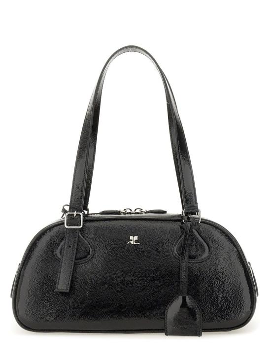 25FW 쿠레쥬 프라이데이 레더 숄더백 325GSA191CR00439999 BLACK
