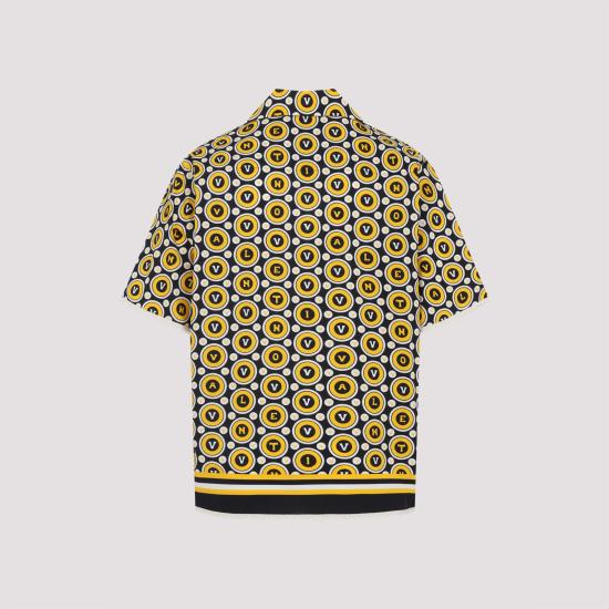 25FW 발렌티노 가라바니 긴팔 셔츠 7V3AA111AYQCLP BROWN YELLOW - VALENTINO GARAVANI