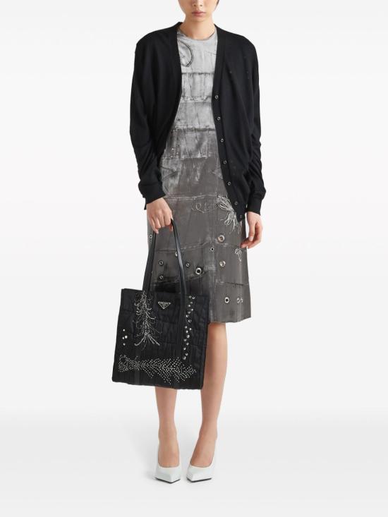  프라다 토트백 1BG4592CZMF0002 BLACK - PRADA