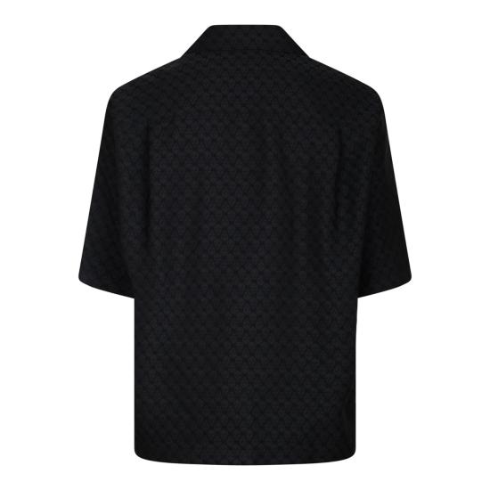  알렉산더 맥퀸 긴팔 셔츠 814693QRABU1010 BLACK - ALEXANDER MCQUEEN