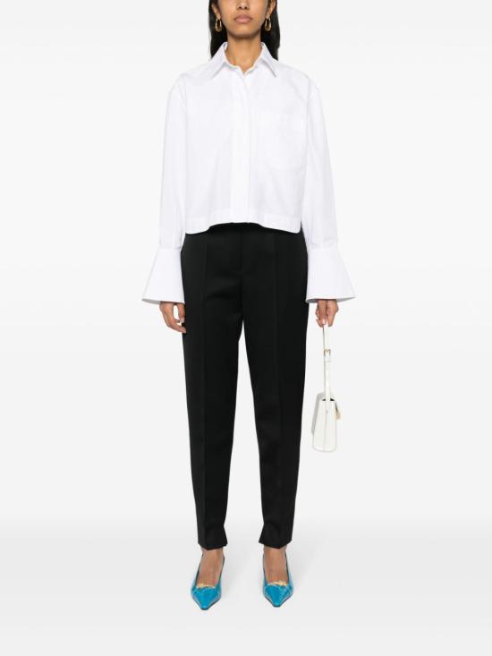  프라다 스트레이트 팬츠 P262H477F0002 BLACK - PRADA