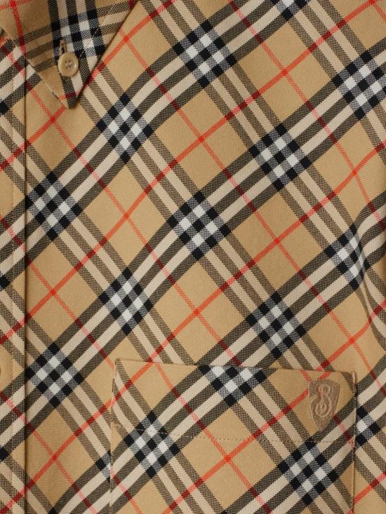  버버리 체크 긴팔 셔츠 8104072B9368 GREY - BURBERRY