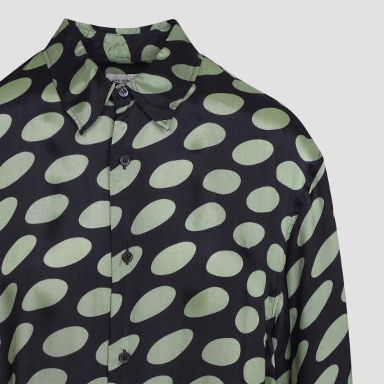 26SS 드리스 반 노튼 긴팔 셔츠 2610207133002 900 BLACK - DRIES VAN NOTEN