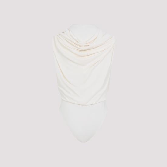 26SS 알라이아 블라우스 AA9B0426J090C 160 WHITE - ALAIA