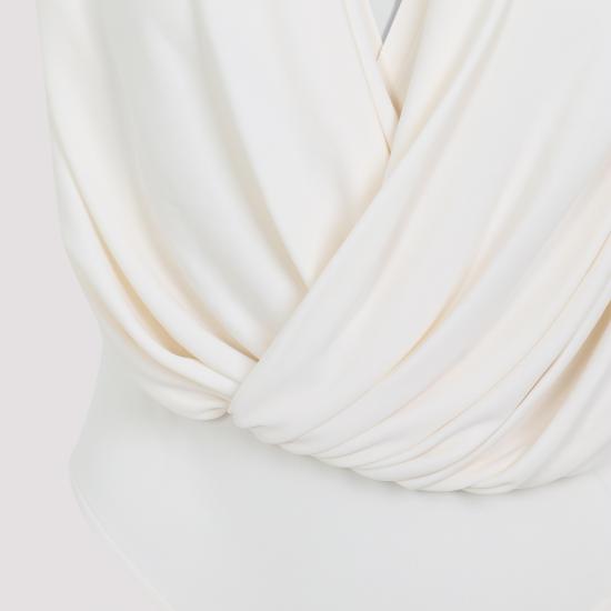 26SS 알라이아 블라우스 AA9B0426J090C 160 WHITE - ALAIA