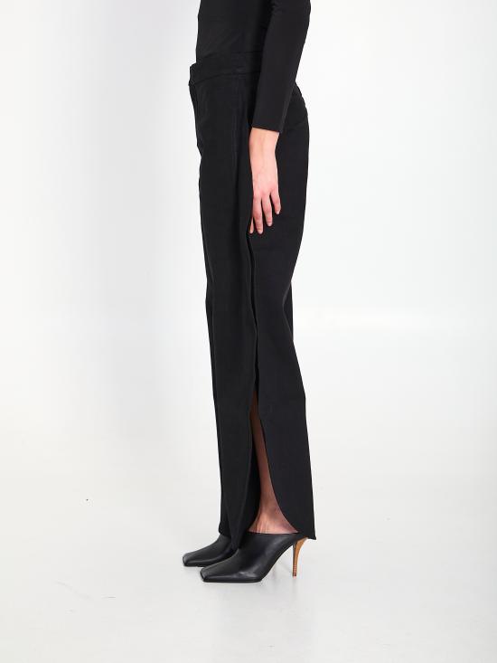 26SS 알라이아 스트레이트 팬츠 AA9P0253D003C 995 BLACK - ALAIA