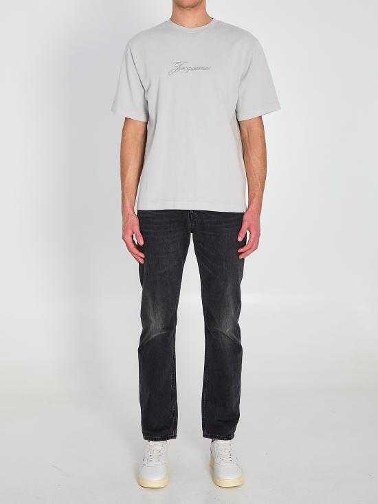 26SS 자크뮈스 반팔 티셔츠 TSM00631AJ00045 150 GREY - JACQUEMUS