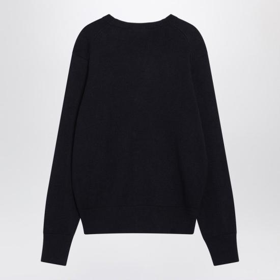 26SS 아미 ADC 울 V넥 가디건 HKC361001 414 BLUE - AMI