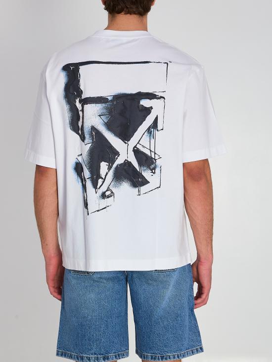 26SS 오프화이트 반팔 티셔츠 OMAA120S26JER00I 1000 WHITE - OFF WHITE