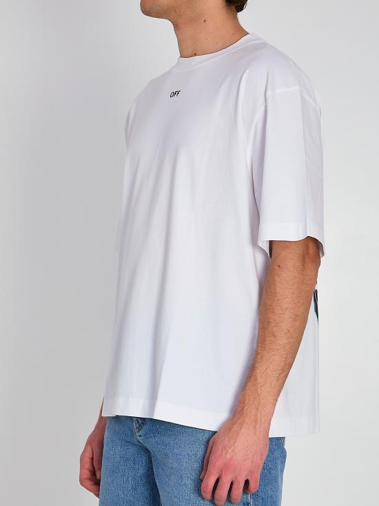 26SS 오프화이트 반팔 티셔츠 OMAA120S26JER00I 1000 WHITE - OFF WHITE